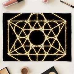 Sacred Geometry: Metatron Cosmetic Bag (XXXL) from ArtsNow.com Front