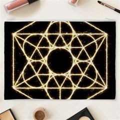 Sacred Geometry: Metatron Cosmetic Bag (XXXL) from ArtsNow.com Back