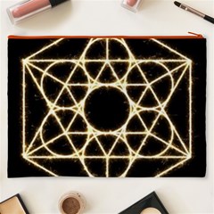 Sacred Geometry: Metatron Cosmetic Bag (XXXL) from ArtsNow.com Back