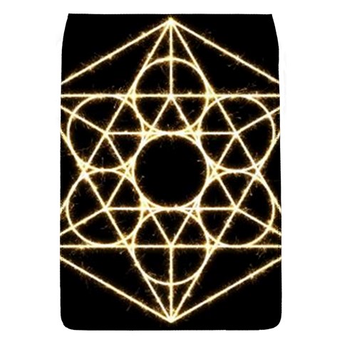 Sacred Geometry: Metatron Removable Flap Cover (L) from ArtsNow.com Front