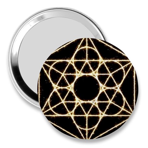 Sacred Geometry: Metatron 3  Handbag Mirror from ArtsNow.com Front