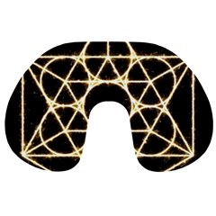 Sacred Geometry: Metatron Travel Neck Pillow from ArtsNow.com Back