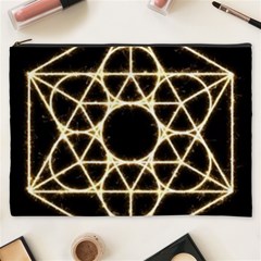 Sacred Geometry: Metatron Cosmetic Bag (XXXL) from ArtsNow.com Front