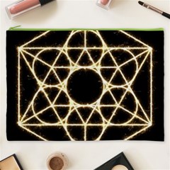 Sacred Geometry: Metatron Cosmetic Bag (XXXL) from ArtsNow.com Front