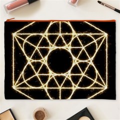 Sacred Geometry: Metatron Cosmetic Bag (XXXL) from ArtsNow.com Front
