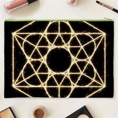 Sacred Geometry: Metatron Cosmetic Bag (XXXL) from ArtsNow.com Back