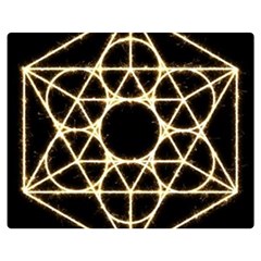 Sacred Geometry: Metatron Double Sided Flano Blanket (Medium) from ArtsNow.com 60 x50  Blanket Front