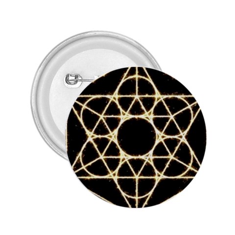 Sacred Geometry: Metatron 2.25  Button from ArtsNow.com Front