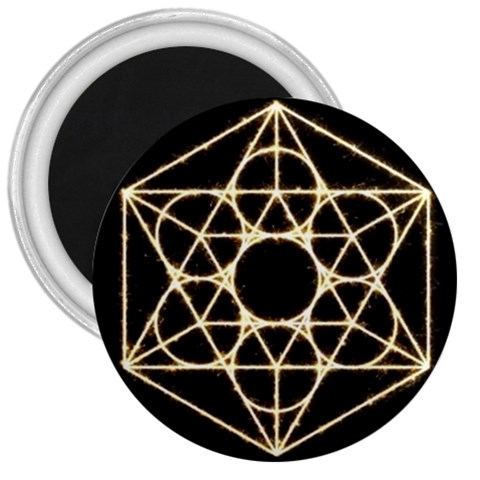 Sacred Geometry: Metatron 3  Magnet from ArtsNow.com Front