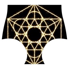 Sacred Geometry: Metatron Skater Dress Swimsuit from ArtsNow.com Bottom Front