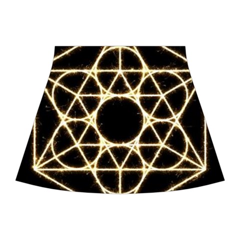 Sacred Geometry: Metatron Halter Dress Swimsuit  from ArtsNow.com Front Skirt