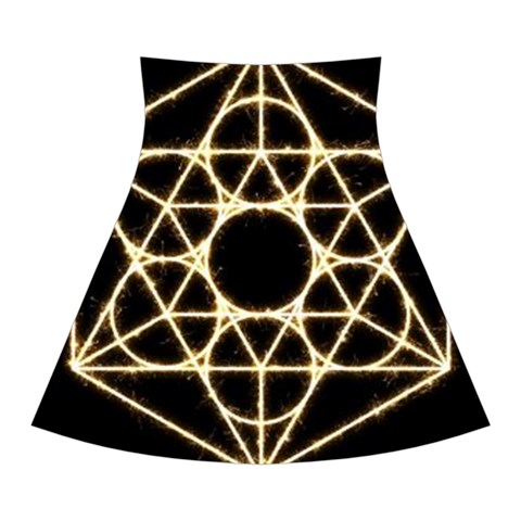 Sacred Geometry: Metatron Halter Dress Swimsuit  from ArtsNow.com Back Skirt