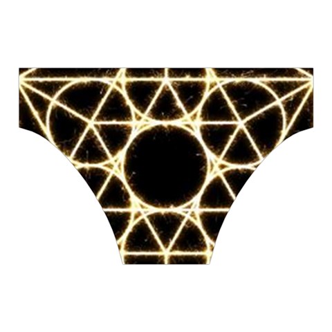 Sacred Geometry: Metatron Halter Dress Swimsuit  from ArtsNow.com Bottom Back