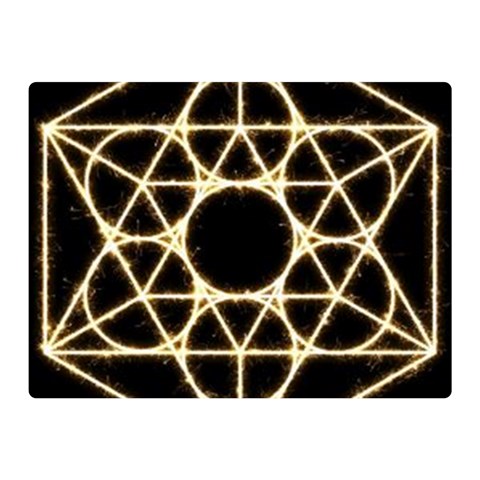 Sacred Geometry: Metatron Double Sided Flano Blanket (Mini) from ArtsNow.com 35 x27  Blanket Front