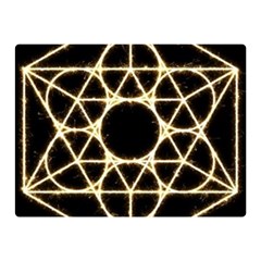 Sacred Geometry: Metatron Double Sided Flano Blanket (Mini) from ArtsNow.com 35 x27  Blanket Back