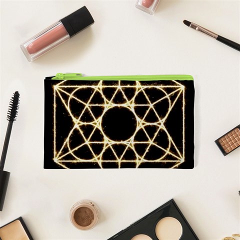 Sacred Geometry: Metatron Cosmetic Bag (XS) from ArtsNow.com Front