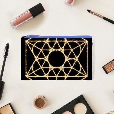 Sacred Geometry: Metatron Cosmetic Bag (XS) from ArtsNow.com Front