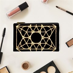Sacred Geometry: Metatron Cosmetic Bag (XS) from ArtsNow.com Front