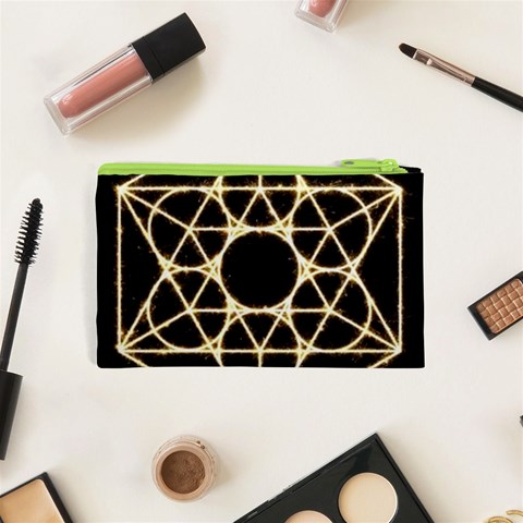 Sacred Geometry: Metatron Cosmetic Bag (XS) from ArtsNow.com Back
