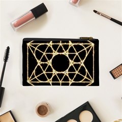 Sacred Geometry: Metatron Cosmetic Bag (XS) from ArtsNow.com Back