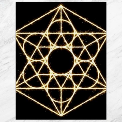 Sacred Geometry: Metatron Canvas 12  x 16  from ArtsNow.com 11.86 x15.41  Canvas - 1