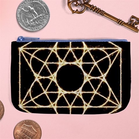 Sacred Geometry: Metatron Large Coin Purse from ArtsNow.com Front