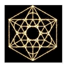 Sacred Geometry: Metatron Duvet Cover Double Side (Queen Size) from ArtsNow.com Back