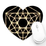 Sacred Geometry: Metatron Heart Mousepad