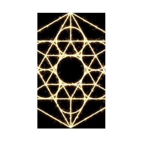 Sacred Geometry: Metatron Duvet Cover Double Side (Single Size) from ArtsNow.com Back