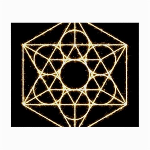 Sacred Geometry: Metatron Small Glasses Cloth (2 Sides) from ArtsNow.com Front