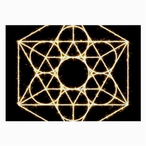 Sacred Geometry: Metatron Large Glasses Cloth (2 Sides) from ArtsNow.com Front