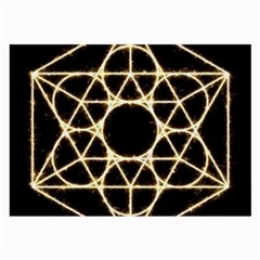 Sacred Geometry: Metatron Large Glasses Cloth (2 Sides) from ArtsNow.com Back