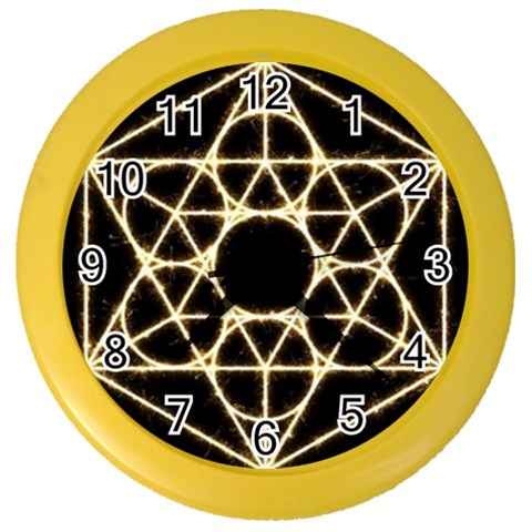 Sacred Geometry: Metatron Color Wall Clock from ArtsNow.com Front