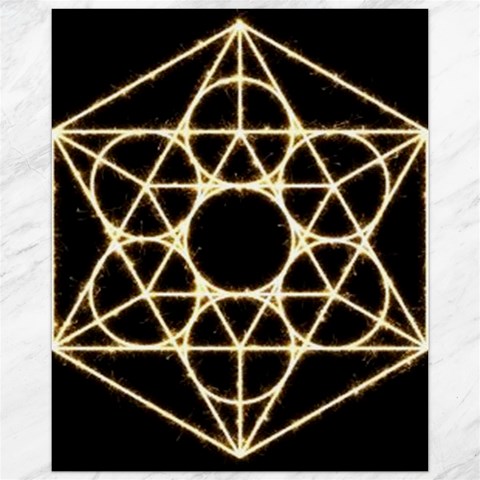 Sacred Geometry: Metatron Canvas 11  x 14  from ArtsNow.com 10.95 x13.48  Canvas - 1