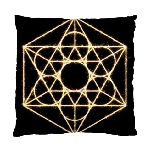 Sacred Geometry: Metatron Standard Cushion Case (One Side) from ArtsNow.com Front