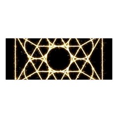 Sacred Geometry: Metatron Boyleg Halter Swimsuit  from ArtsNow.com Front Top