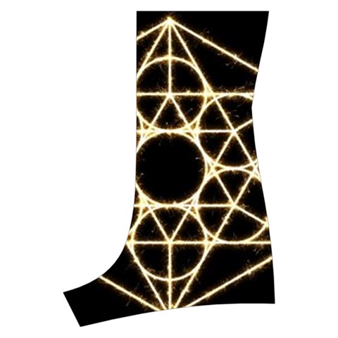 Sacred Geometry: Metatron Boyleg Halter Swimsuit  from ArtsNow.com Back Left