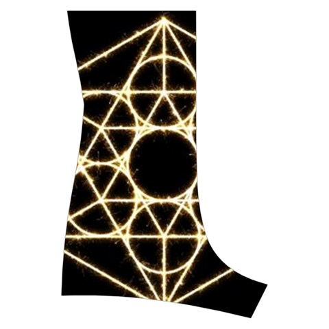 Sacred Geometry: Metatron Boyleg Halter Swimsuit  from ArtsNow.com Back Right