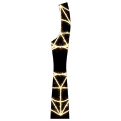 Sacred Geometry: Metatron Boyleg Halter Swimsuit  from ArtsNow.com Side Right