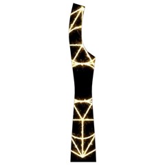 Sacred Geometry: Metatron Boyleg Halter Swimsuit  from ArtsNow.com Side Left