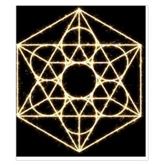 Sacred Geometry: Metatron Duvet Cover Double Side (California King Size) from ArtsNow.com Front