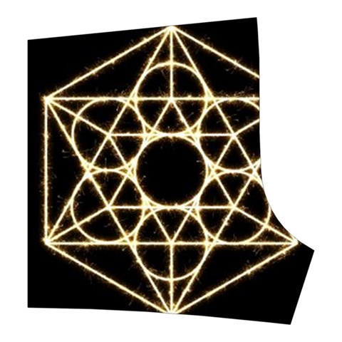 Sacred Geometry: Metatron Boyleg Bikini Wrap Bottoms from ArtsNow.com Back Left