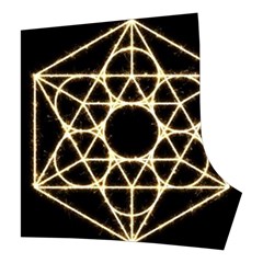 Sacred Geometry: Metatron Boyleg Bikini Wrap Bottoms from ArtsNow.com Back Left
