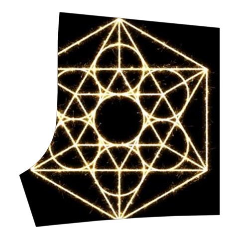 Sacred Geometry: Metatron Boyleg Bikini Wrap Bottoms from ArtsNow.com Back Right