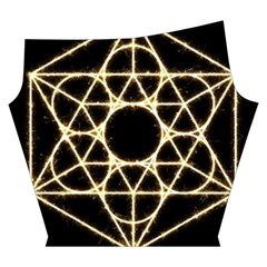 Sacred Geometry: Metatron Yoga Cropped Leggings from ArtsNow.com Left