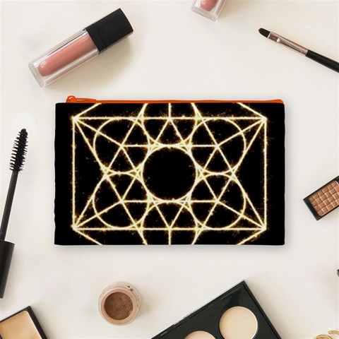 Sacred Geometry: Metatron Cosmetic Bag (Medium) from ArtsNow.com Front