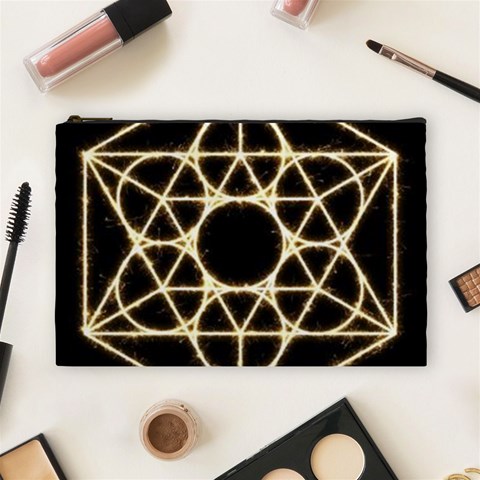 Sacred Geometry: Metatron Cosmetic Bag (Large) from ArtsNow.com Front