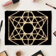 Sacred Geometry: Metatron Cosmetic Bag (XL) from ArtsNow.com Front