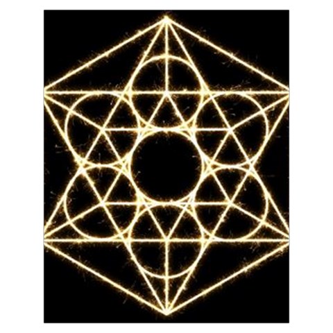 Sacred Geometry: Metatron Toiletries Pouch from ArtsNow.com Back