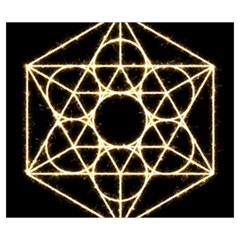 Sacred Geometry: Metatron Zipper Large Tote Bag from ArtsNow.com Front